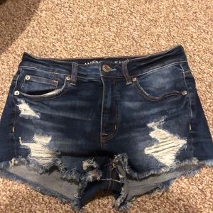 Dark Wash Jean Shorts